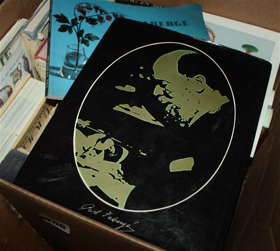 Box of books on Antiques